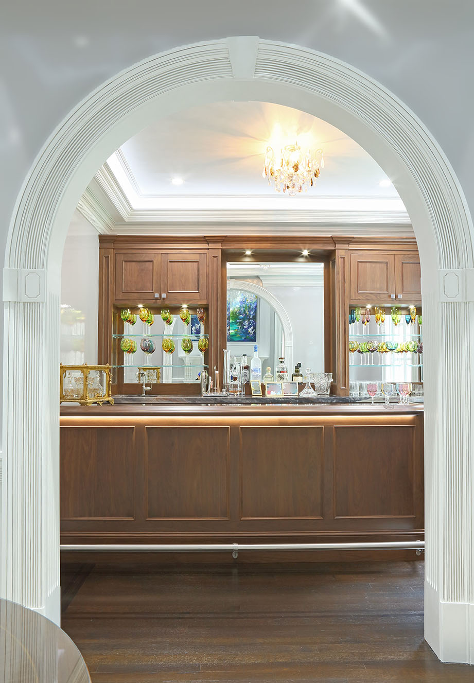 Custom Architectural Millwork detailed door trim