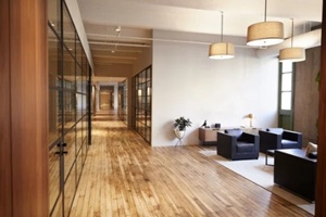 empty lounge and meeting area in luxury business premises