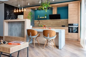 a beautiful modern interior