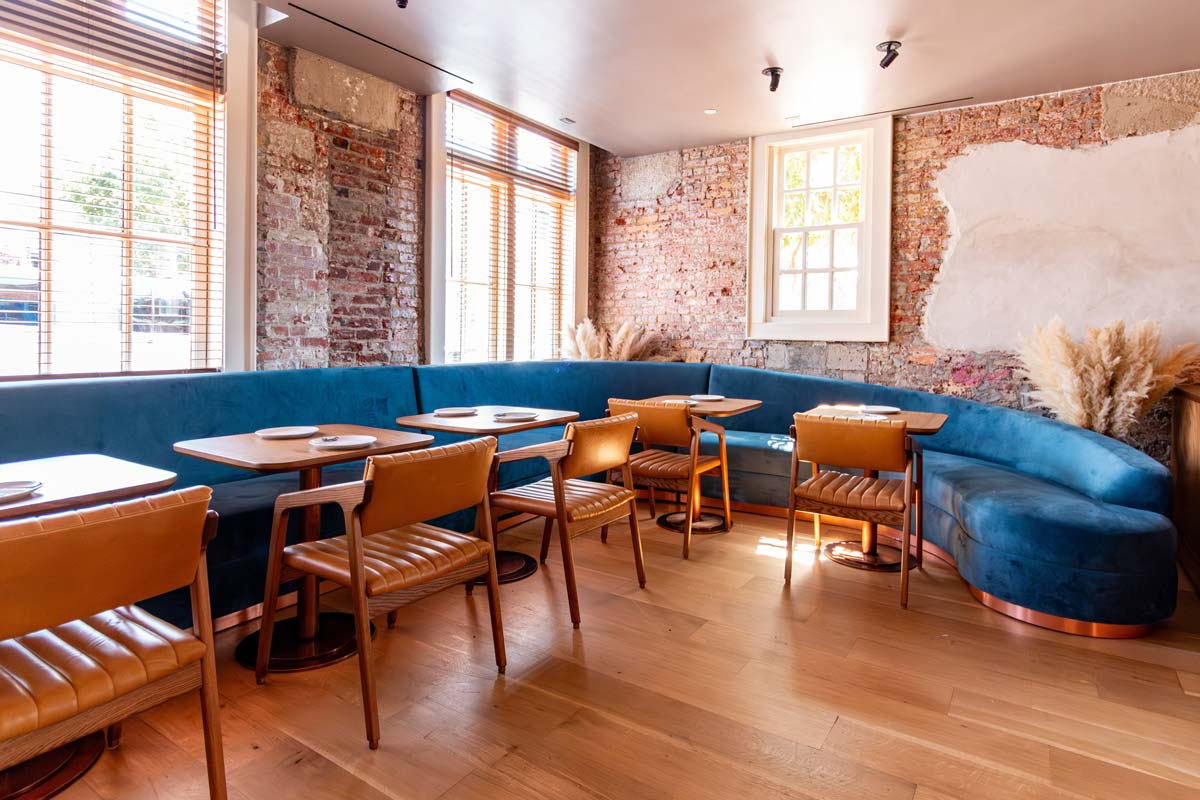 Sixth Ave interior seating for restaurant