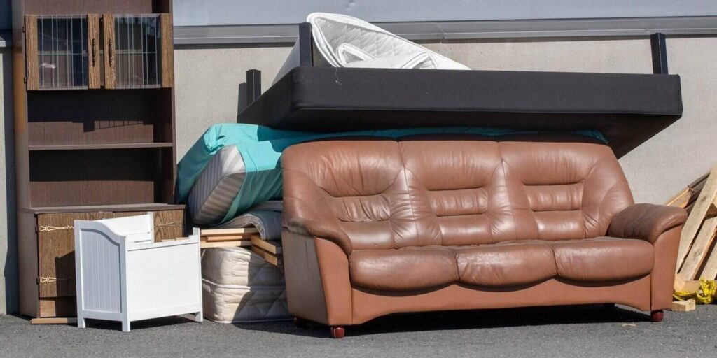 old furnitures outdoors